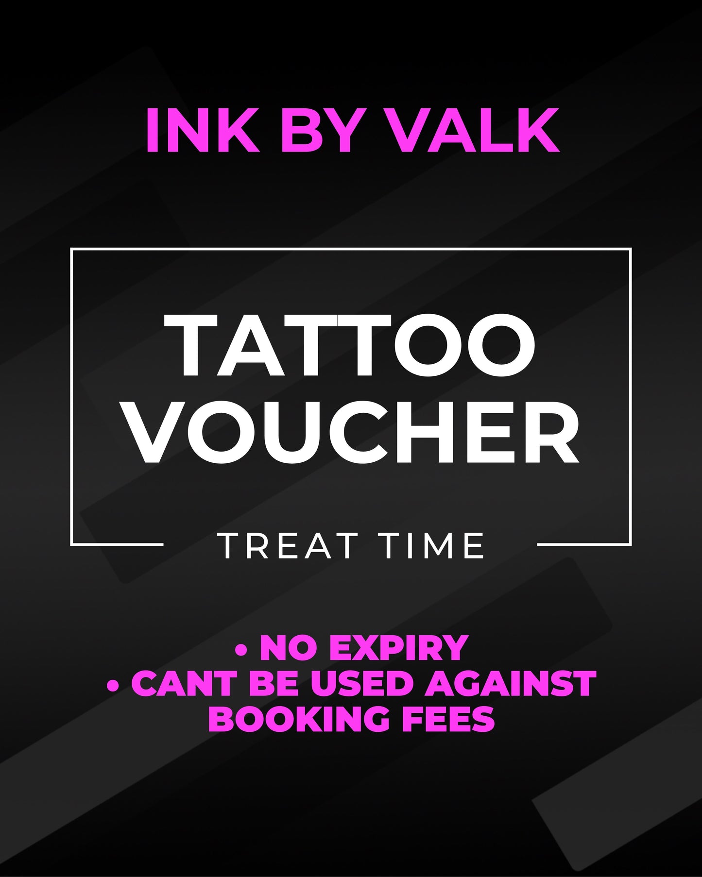 Tattoo gift voucher